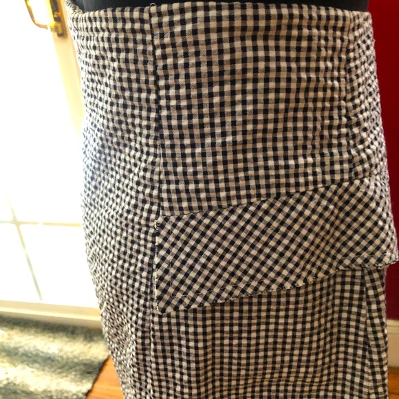 Gingham Black and White Mini Skirt - Picture 5 of 13